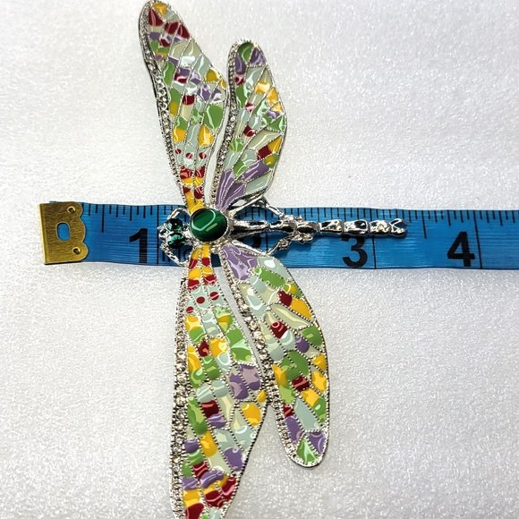 Statement Dragonfly Brooch Pin - Picture 7 of 12